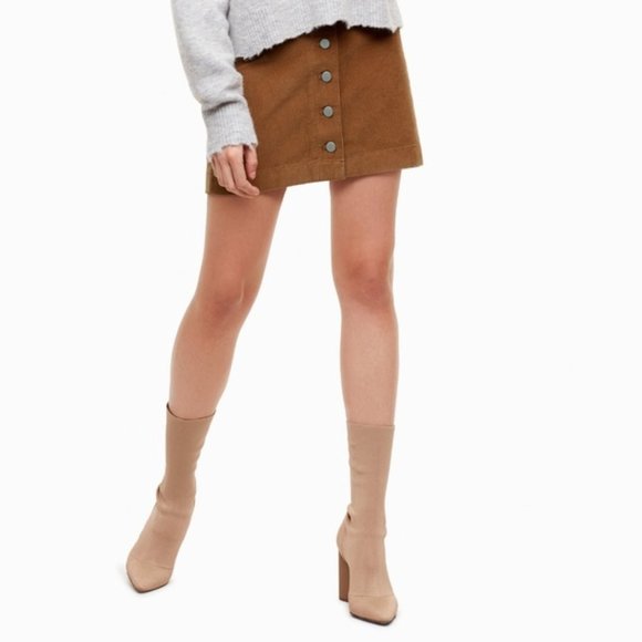 Aritzia Dresses & Skirts - NWT Aritzia Wilfred Free Karmen Skirt Golden Amber